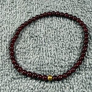 Dainty Garnet Bracelet